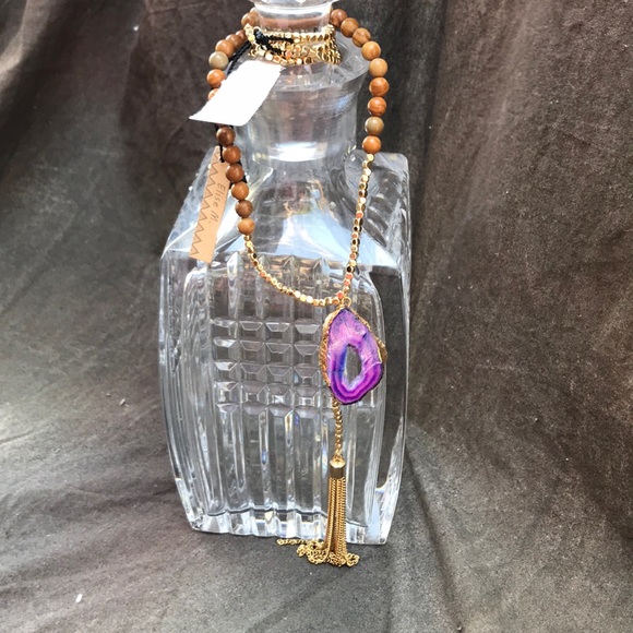 Elise M. Ulyssa Amethyst long necklace. - Picture 2 of 5